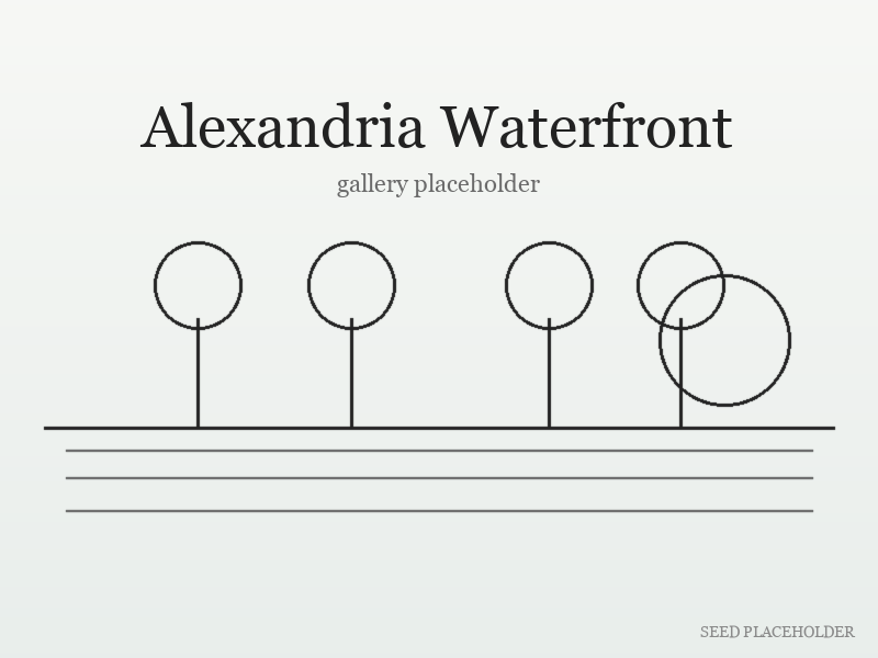 Secondary illustration of Alexandria Waterfront (contemporary landscape).