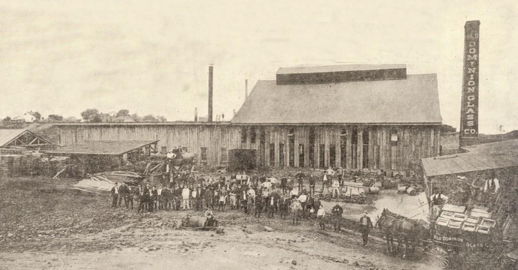 Photograph of the exterior of the Old Dominion Glass Company