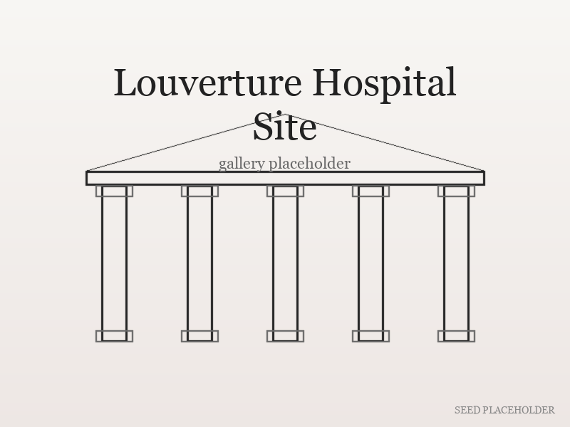 Secondary illustration of Louverture Hospital Site (Civil War-era institutional building).