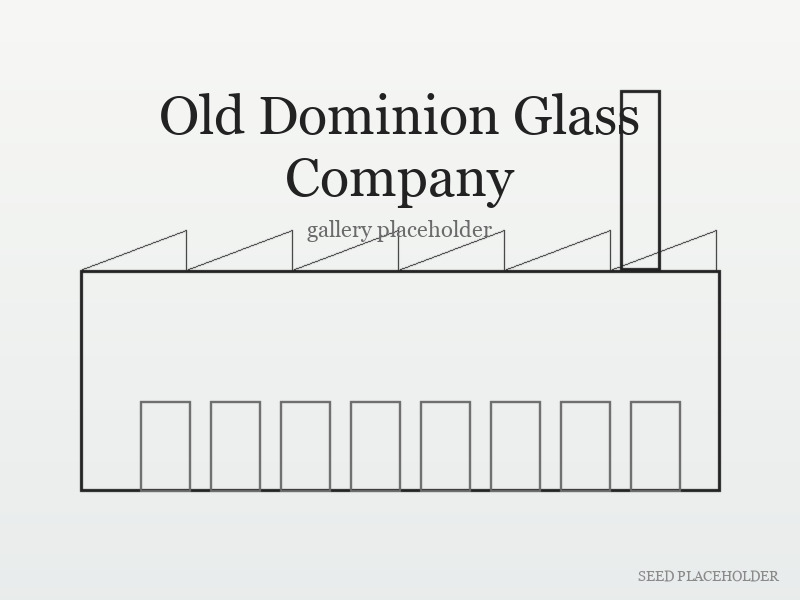 Secondary illustration of Old Dominion Glass Company (Reconstruction-era industrial building).