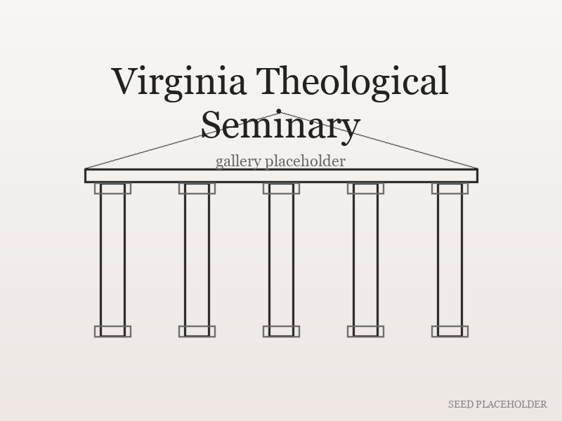 Secondary illustration of Virginia Theological Seminary (Civil War-era institutional building).