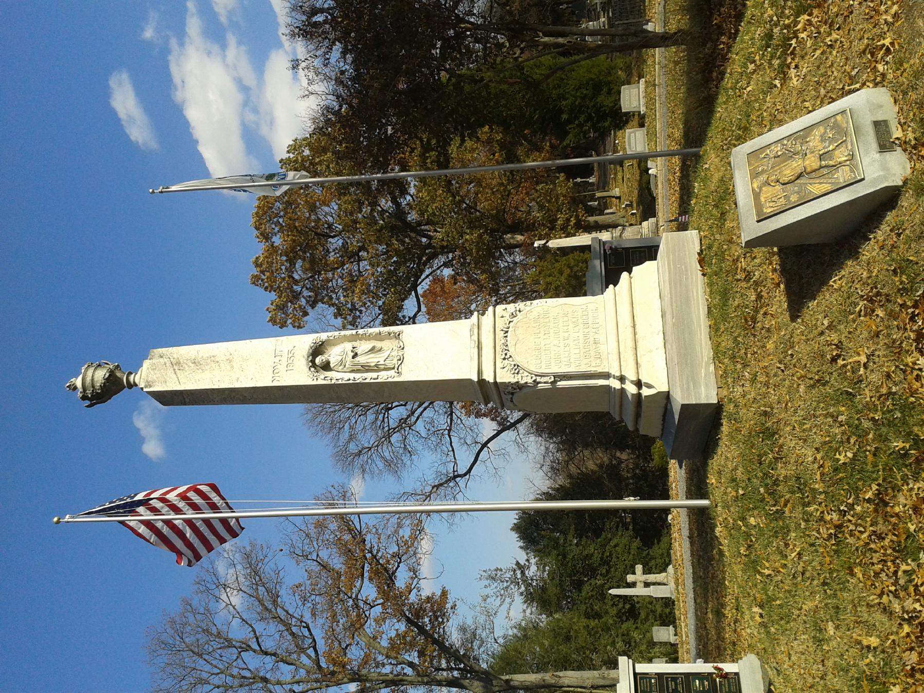 Memorial to Alexandria firefighters killed in the line of duty, Ivy Hills Cemetery, Alexandria, Virginia