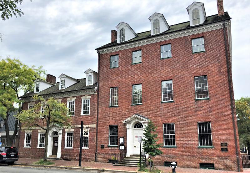 Gadsyby's Tavern is a complex of historic buildings at 134 and 138 North Royal Street at the corner of Cameron Street in the Old Town district of Alexandria, Virginia. The complex includes a c.1785 tavern, the 1792 City Tavern and Hotel, an